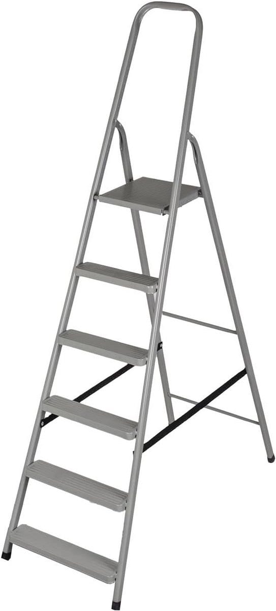 Stevige 6-treden Huishoudtrap met Werkhoogte van 3.2 Meter