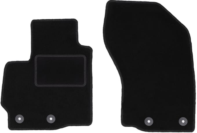 Voormatten zwart voor: Mitsubishi Outlander II crossover (2006-2013)