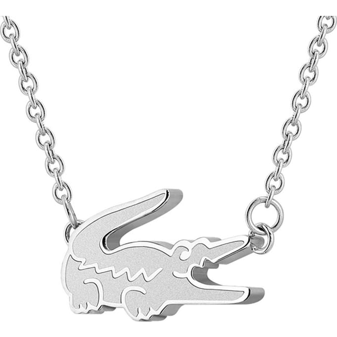 Lacoste - 2040046 - Armband - Dames - zilver - 16,5cm - CROCODILE