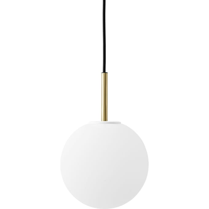 Audo Copenhagen Audo LED hanglamp TR Bulb, 1-lichts, messing/wit, opaalglas