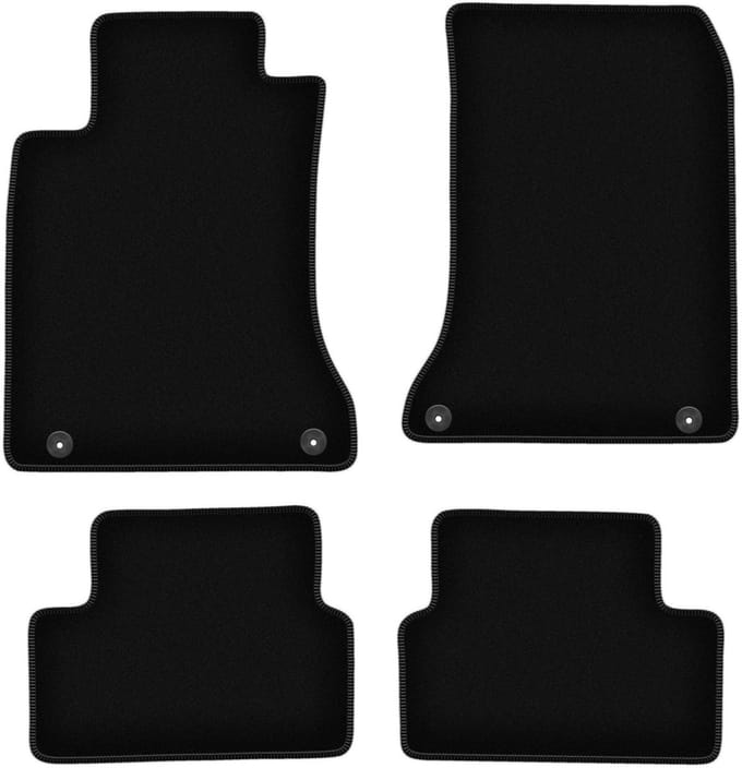 BASIC zwarte veloursmatten voor: Infiniti Q30 hatchback (2015-2019)