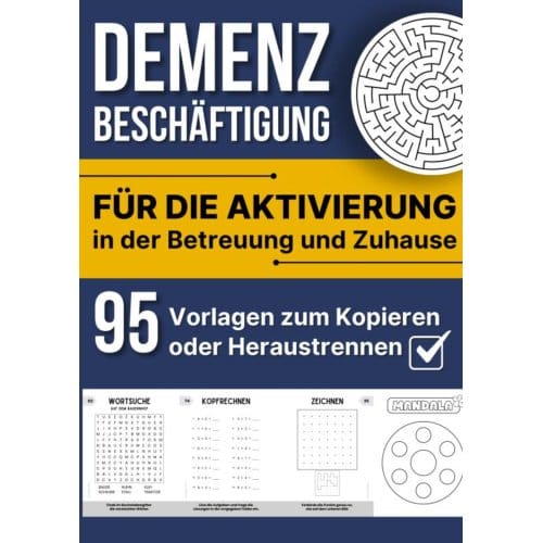 Demenz Beschäftigung - Blaukirsch Verlag