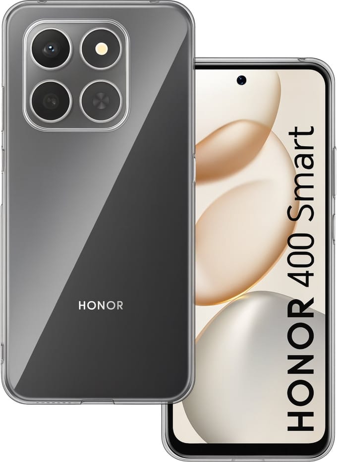 Hoesje geschikt voor Honor 400 Smart backcover Shockproof siliconen Transparant