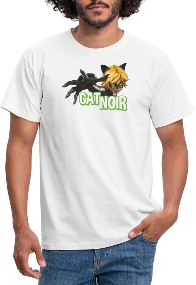 Miraculous Cat Noir Adrien T-Shirt Heren