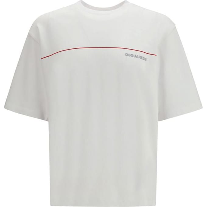 Dsquared² Witte Katoenen T-Shirt