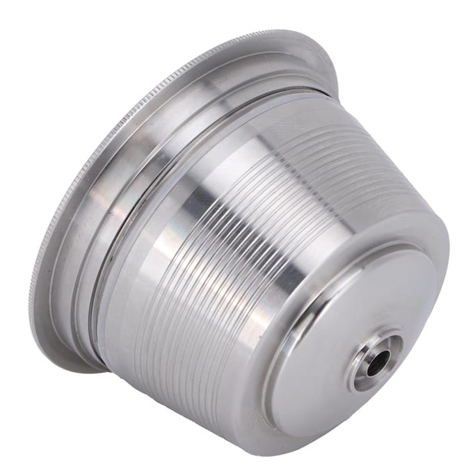Ensemble de capsules de café réutilisables et rechargeables en acier inoxydable pour machine Dolce Gusto gray
