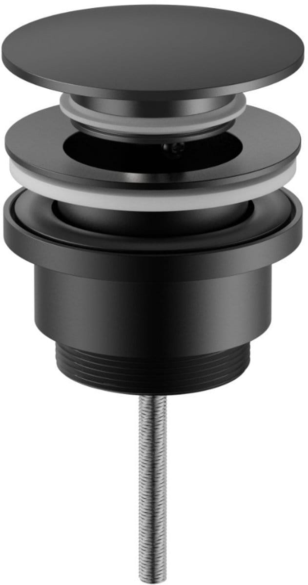 ALONI Uniforma afvoerplug – Click Waste – Mat zwart (PVD)
