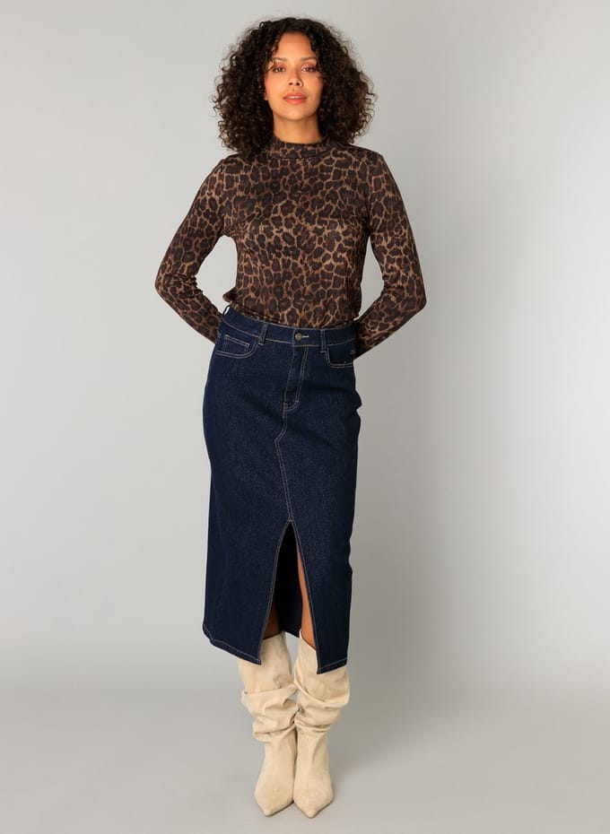 YEST Celine Bottoms - Denim Dark Rinse - maat 46