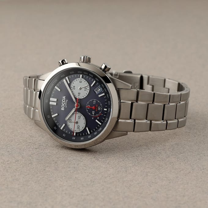 Boccia Titanium 3737-02 Heren Horloge