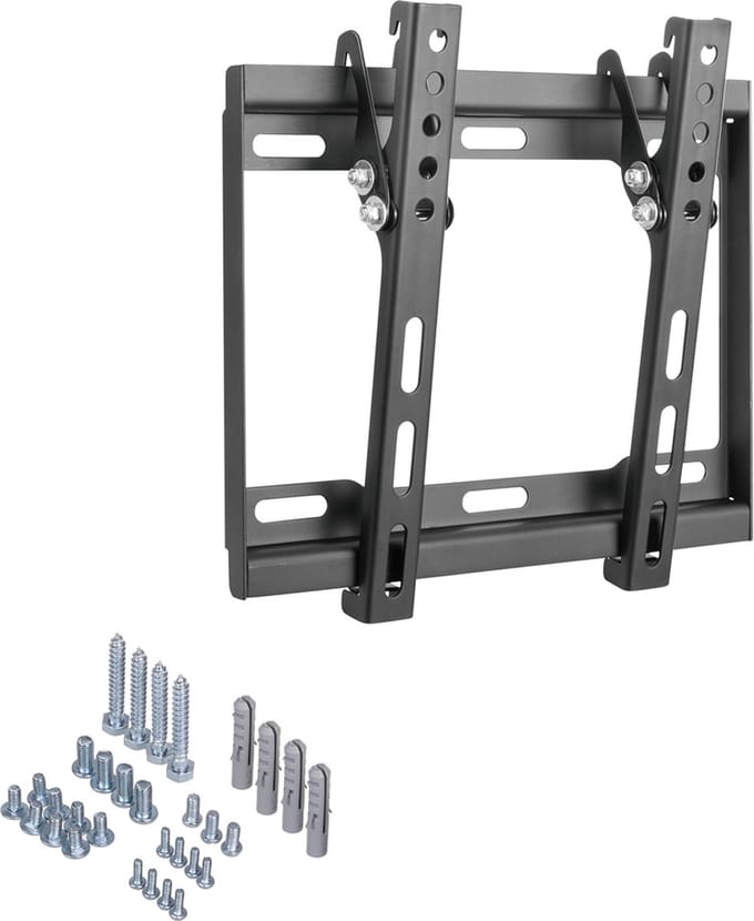 Platte TV beugel - Kantelbaar - t/m 42 inch - Zwart - Allteq