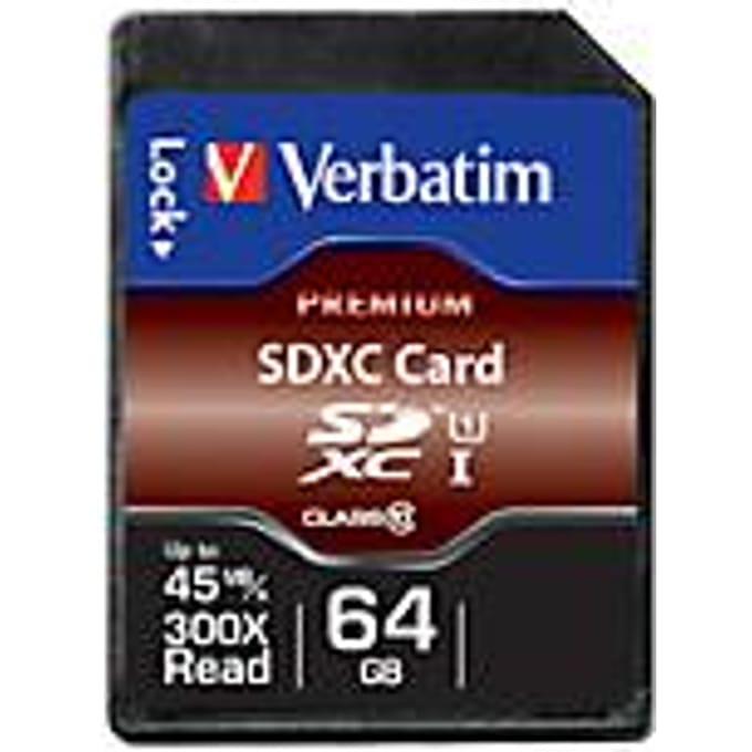 Verbatim Premium Serie - Geheugenkaart - 64GB - Class 10 - 90 MB/s