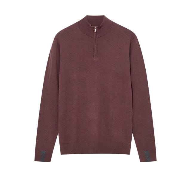 Mos Mosh 503342 283 mosmosh gallery mmgadam soft zip turtle neck knit huckleberry