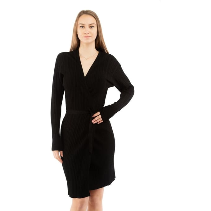 Moschino Zwarte Viscose Casual Jurk