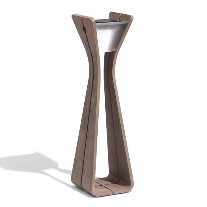 Les Jardins LED lamp op zonne-energie Osmoz van Duratek, grijs