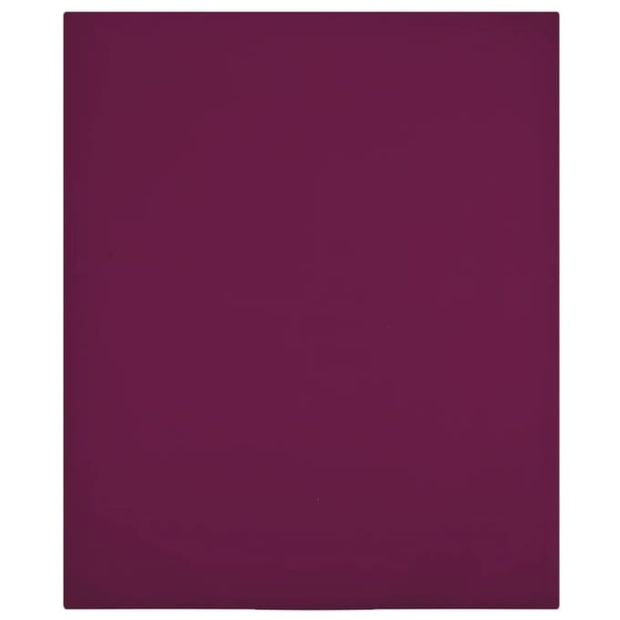 vidaXL - Hoeslakens - 2 - st - jersey - 100x200 - cm - katoen - bordeauxrood