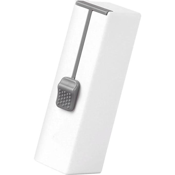 Automatische Flosdraad Dispenser Navulbare Opbergruimte Draagbare Auto Flosdraad Container voor Buiten white