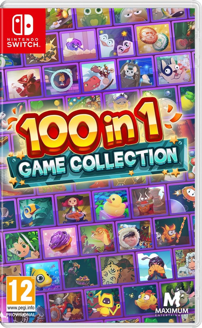 Maximum Games 100 In 1 Game Collection Duits, Engels, Spaans, Frans, Italiaans Nintendo Switch