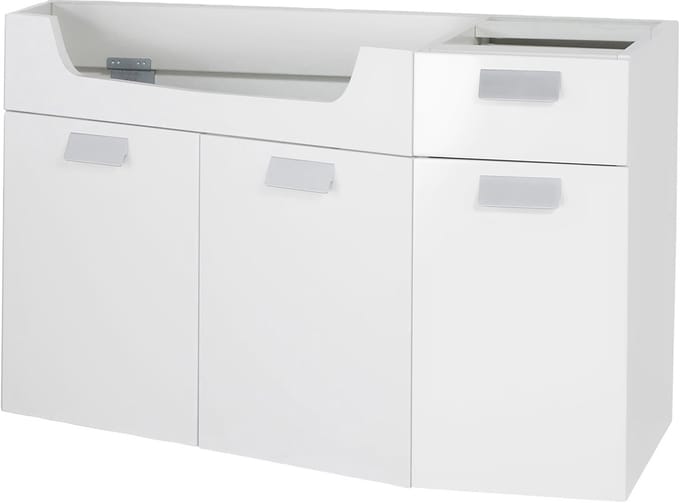 Differnz Onderkast 100x60x33cm met softclose MDF Wit
