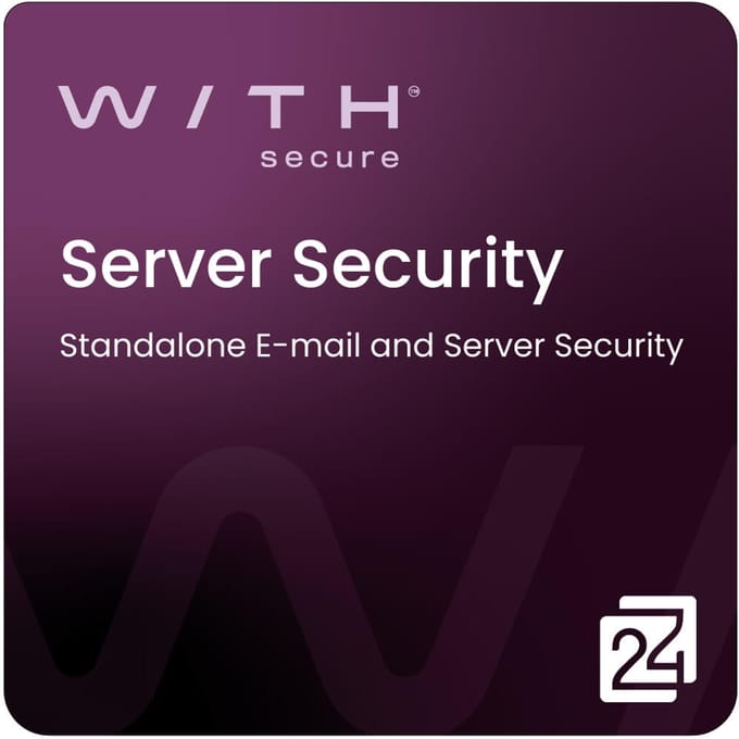 WithSecure Standalone E-mail and Server Security Partner Managed Corporate 1 Jaar 1 - 24 Gebruiker(s) Nieuwe Aankoop