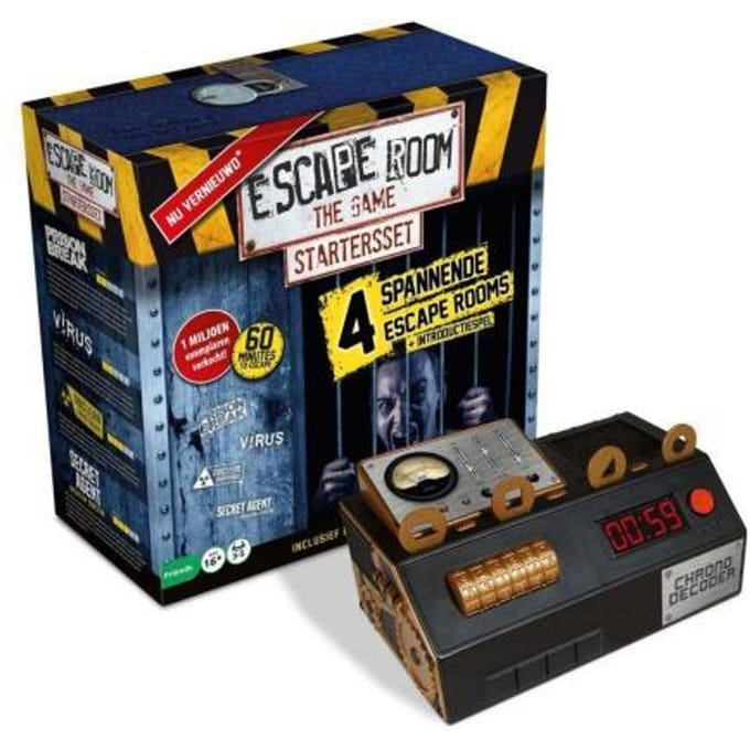 Escape Room The Game Startersset - Breinbreker - Inclusief decoder en 3 avonturen