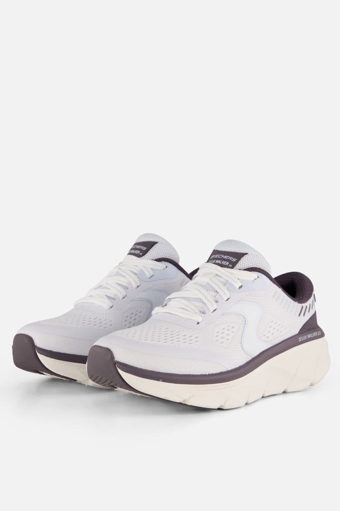 Skechers D'Lux Walker Sneakers wit Synthetisch - Dames