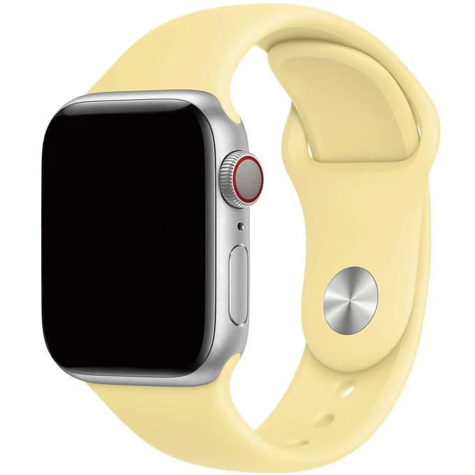2+1 | Apple Watch Bandje Vyon - Siliconen - Citroenroom
