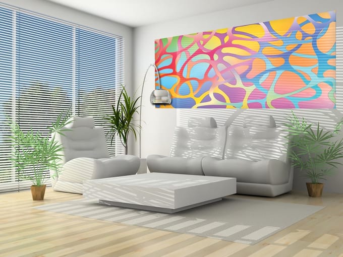 Abstract Art Photo Wallcovering