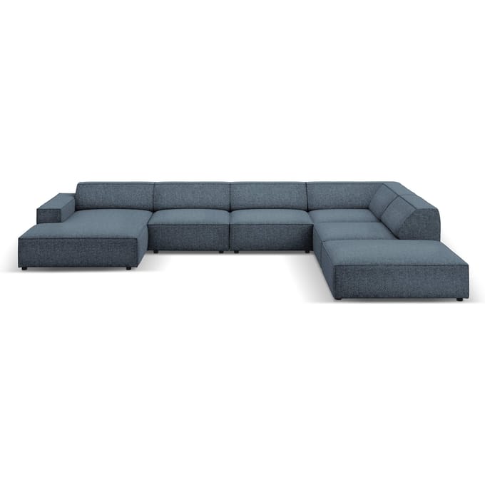7-zitshoekbank Jodie rechts chenille | Micadoni Home