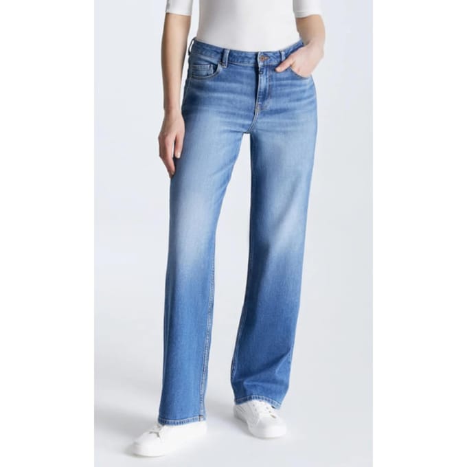 C.O.J. Denim Coj nova wide straight jeans medium blue