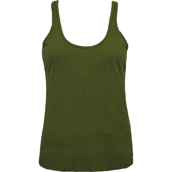Timberland Dames Zijde Inzet Top Vest Groen A0081 001