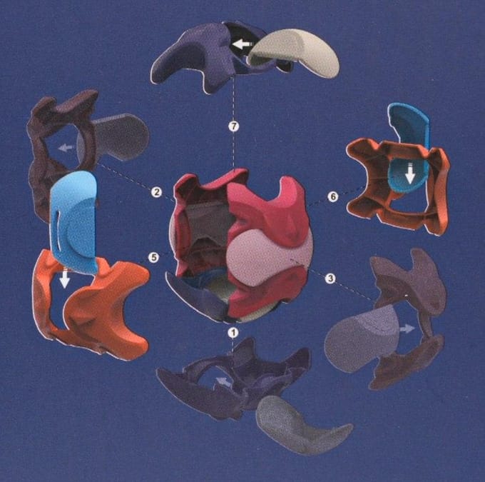 Merkloos 3D Puzzel Bal Educatief Logisch Spel voor Kinderen