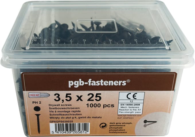 PGB-FASTENERS | Snelbouwschr. TK 3,50x25 fos/Emmer 1000 | 1000 st