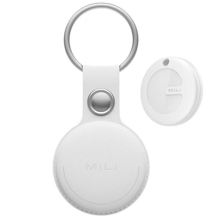 Mili, MiTag-serie sleutelhanger-tracker Compatibel met Apple Find My / Google Find My Device, Wit