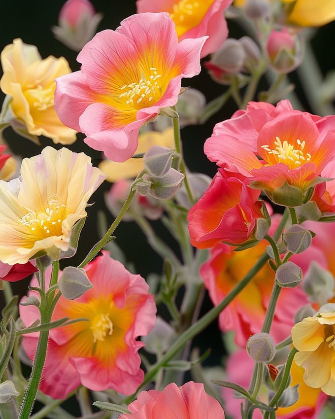 Zonneroosje Zaden Helianthemum Mutabile Meerjarig Gemengd