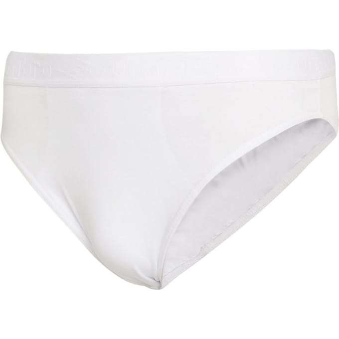 Umbro Gewone herenslip (pak van 3) (Wit)