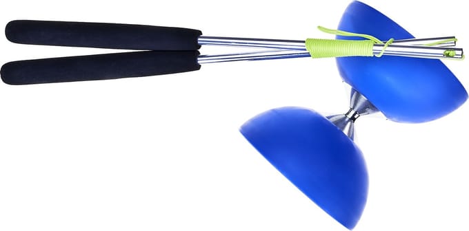 Acrobat Diabolo 105 Rubber Aluminium 12 X 10,5 Cm Blauw