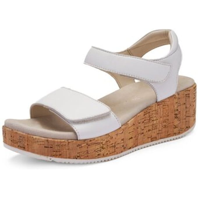 Sandalen met sleehak Ara -