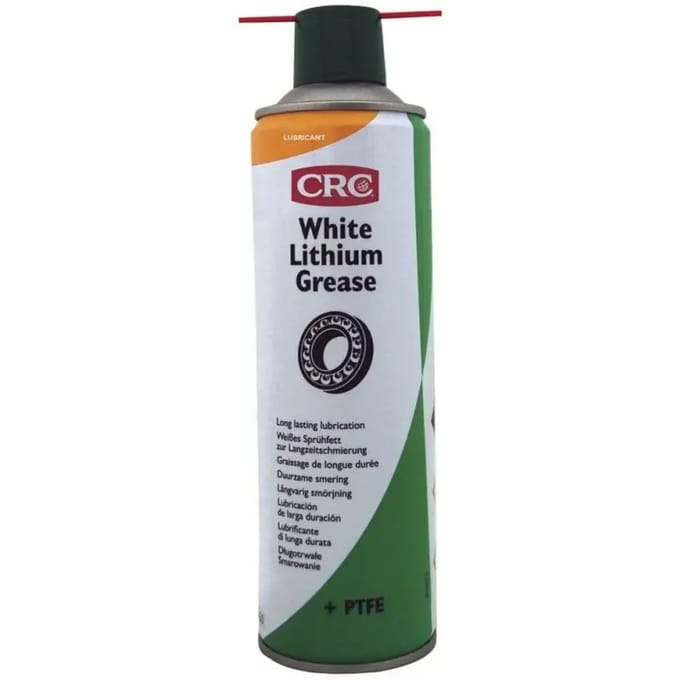 CRC WHITE LITHIUM GREASE Wit spuitvet met PTFE 500 ml