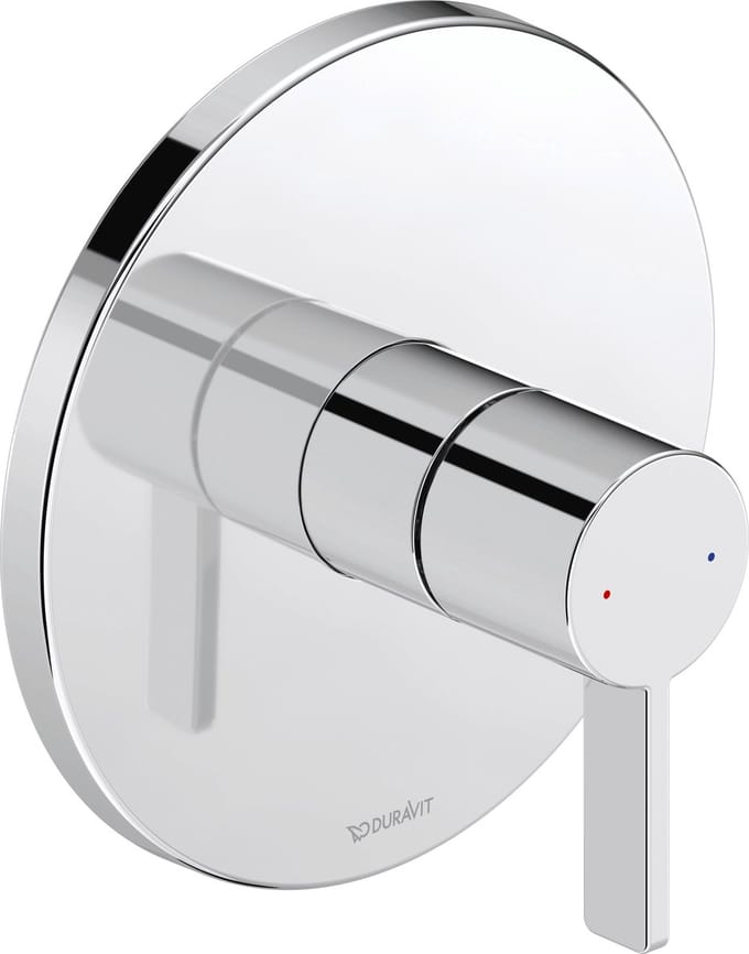 Duravit D-Neo - Inbouw douchekraan, chroom DE4210010010