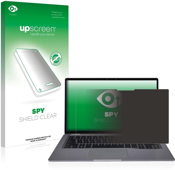 upscreen - privacy screenprotector voor Dell Latitude 9410 - Folie Beschermfolie Blauwlichtfilter