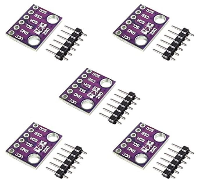 Nauwkeurige Atmosferische Druksensormodule - Digitale Luchtdrukhoogtesensor (5 Stuks)