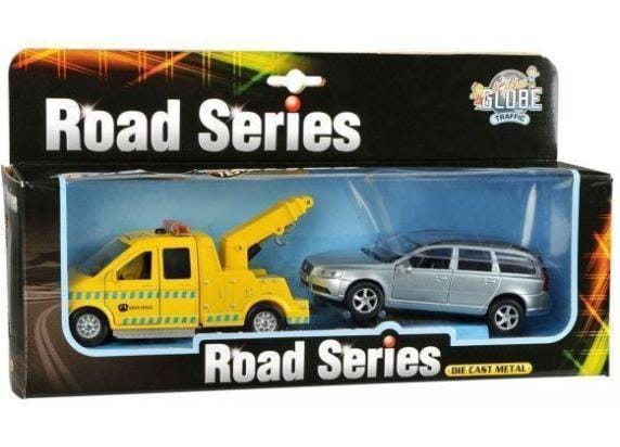 Takelauto met Volvo V70 Voertuigen