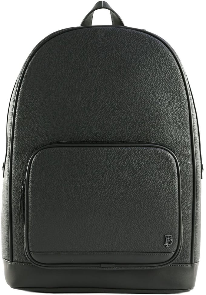 Ted Baker laptop rugzak rugzak met laptopvak Paxtons Pebbled PU Backpack Charcoal grijs