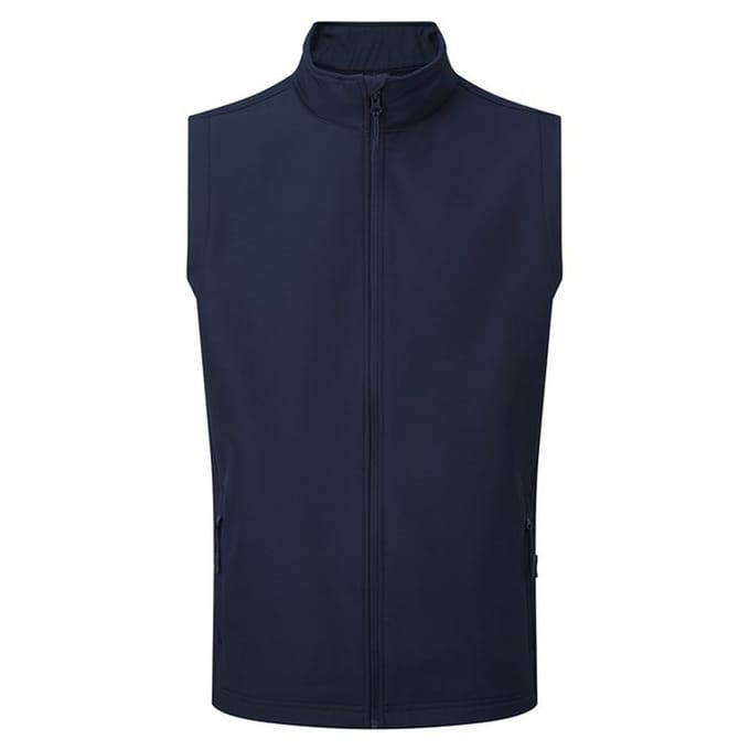 Premier Heren Windchecker Gerecycled Printbaar Gilet (Marine)