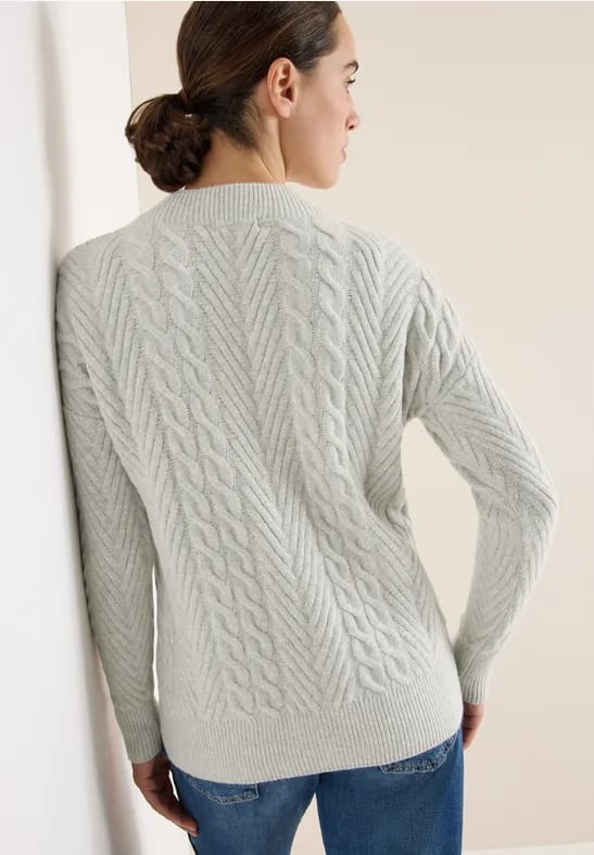 Jumper met kabelpatroon