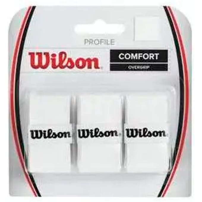Wilson Profile Overgrip Verpakking 3 Stuks-Wit