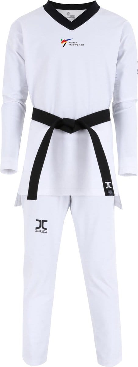 JCalicu Hero kyorugi olympic taekwondopak | WT approved Wit (Maat: 150)