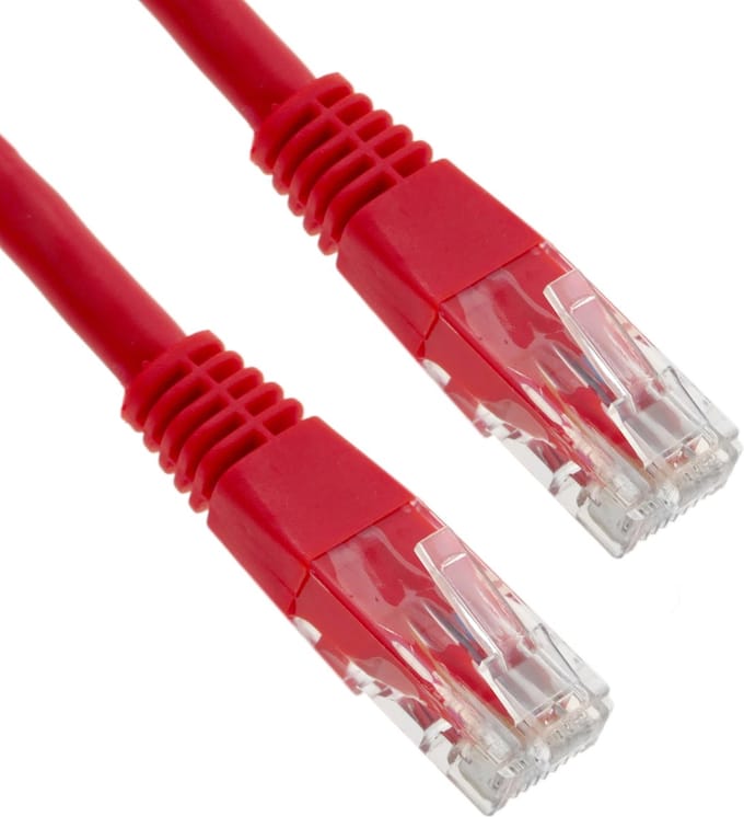 BeMatik - 5 m rode Cat.6 UTP Ethernet-netwerkkabel