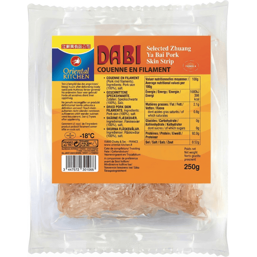 ORIENTAL KITCHEN Gesneden Varkenshuid 250g