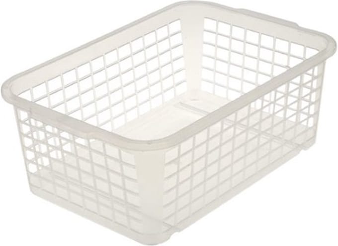 Stabelbaar Mandje 30x20x11 Transparant Keeeper Ok 10126
